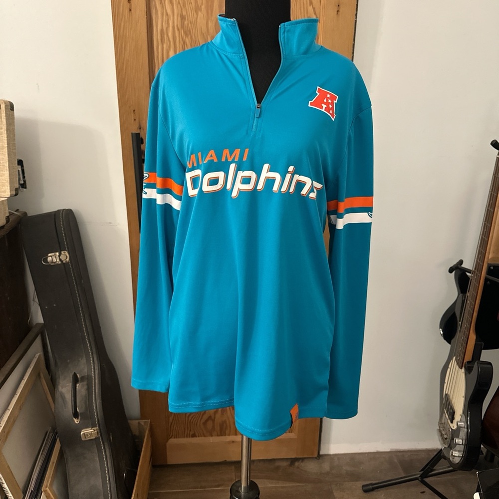 NFL Team Apparel Teal and Orange Pullover